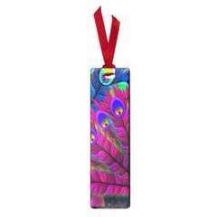 Peacock Abstract Digital Art Small Book Marks by Nexatart
