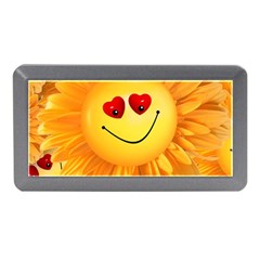 Smiley Joy Heart Love Smile Memory Card Reader (mini) by Nexatart
