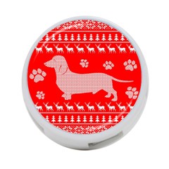 Ugly X Mas Design 4-port Usb Hub (one Side) by Nexatart