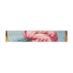 Vintage Art Collage Lady Fabrics Flano Scarf (mini) by Nexatart