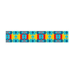 Pop Art Abstract Design Pattern Flano Scarf (mini) by Amaryn4rt