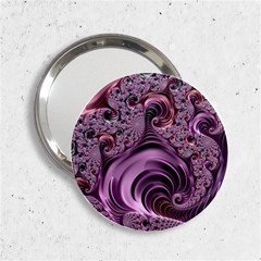 Purple Abstract Art Fractal Art Fractal 2 25  Handbag Mirrors by Amaryn4rt