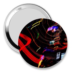 Night View Night Chaos Line City 3  Handbag Mirrors by Amaryn4rt