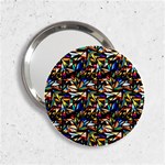 Abstract Pattern Design Artwork 2.25  Handbag Mirrors Front