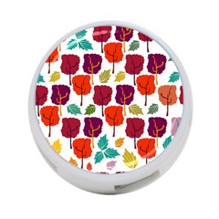 Tree Pattern Background 4-port Usb Hub (one Side) by Amaryn4rt