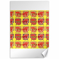 Funny Faces Canvas 12  X 18   by Amaryn4rt