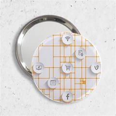 Icon Media Social Network 2 25  Handbag Mirrors by Amaryn4rt