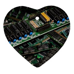 Computer Ram Tech Ornament (heart) by Amaryn4rt