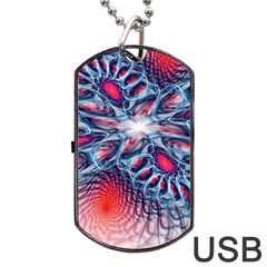 Creative Abstract Dog Tag Usb Flash (one Side) by Amaryn4rt
