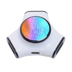 Abstract Color Pattern Textures Colouring 3-port Usb Hub by Simbadda