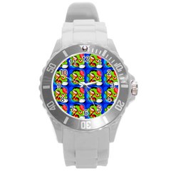 Zombies Round Plastic Sport Watch (l) by boho