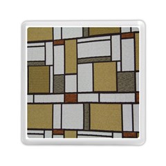 Fabric Textures Fabric Texture Vintage Blocks Rectangle Pattern Memory Card Reader (square)  by Simbadda