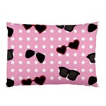 Pisunglass Tech Pink Pattern Pillow Case (Two Sides) Back