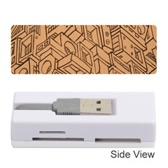 Mechanical Tech Pattern Memory Card Reader (stick)  by Simbadda