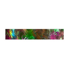 Fractal Texture Abstract Messy Light Color Swirl Bright Flano Scarf (mini) by Simbadda