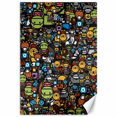 Many Funny Animals Canvas 12  X 18   by Simbadda