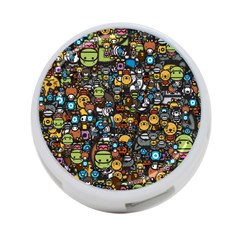 Many Funny Animals 4-port Usb Hub (two Sides)  by Simbadda
