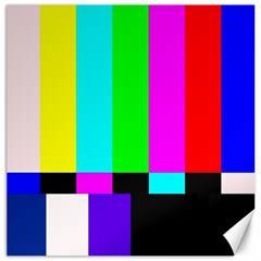 Color Bars & Tones Canvas 12  X 12   by Simbadda