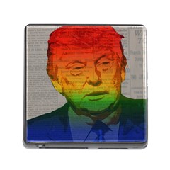 Rainbow Trump  Memory Card Reader (square) by Valentinaart