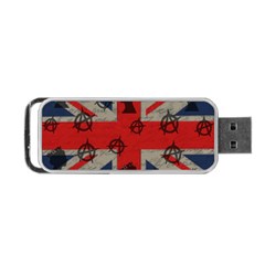United Kingdom  Portable Usb Flash (one Side) by Valentinaart