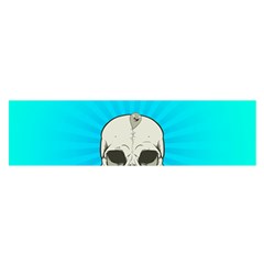 Skull Ball Line Schedule Satin Scarf (oblong) by Simbadda