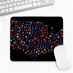 America Usa Map Stars Vector  Large Mousepads by Simbadda