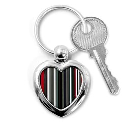 Miracle Mile Pattern Key Chains (heart)  by Simbadda