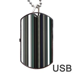 Miracle Mile Pattern Dog Tag Usb Flash (one Side) by Simbadda