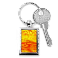 Bright Background Orange Yellow Key Chains (rectangle)  by Simbadda