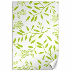 Leaves Pattern Seamless Canvas 24  X 36  by Simbadda