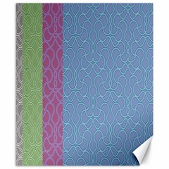 Fine Line Pattern Background Vector Canvas 8  X 10  by Simbadda