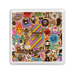 Background Images Colorful Bright Memory Card Reader (square)  by Simbadda