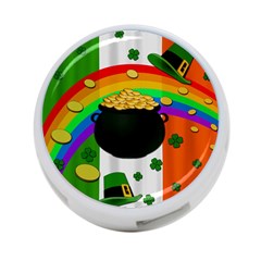 Pot Of Gold 4-port Usb Hub (one Side) by Valentinaart