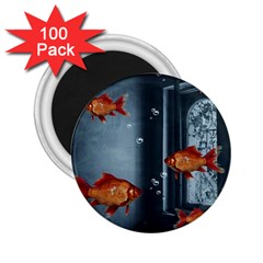 Natural Habitat 2 25  Magnets (100 Pack)  by Valentinaart