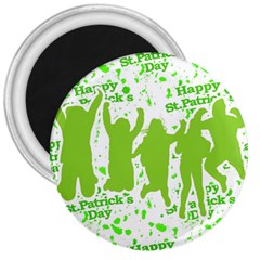 Saint Patrick Motif 3  Magnets by dflcprints