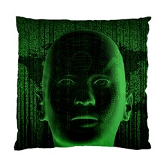 Code  Standard Cushion Case (one Side) by Valentinaart