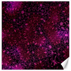 Retro Flower Pattern Design Batik Canvas 16  X 16   by Simbadda
