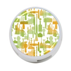 Angerine Blenko Glass 4-port Usb Hub (two Sides)  by Simbadda