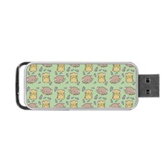 Cute Hamster Pattern Portable Usb Flash (one Side) by Simbadda