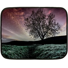 Sky Landscape Nature Clouds Double Sided Fleece Blanket (mini)  by Simbadda
