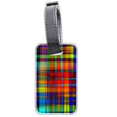 Abstract Color Background Form Luggage Tags (two Sides) by Simbadda