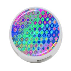 Background Texture Pattern Colorful 4-port Usb Hub (one Side) by Simbadda