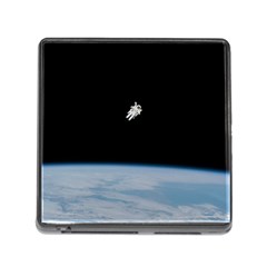 Amazing Stunning Astronaut Amazed Memory Card Reader (square) by Simbadda