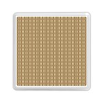 Pattern Background Brown Lines Memory Card Reader (Square)  Front