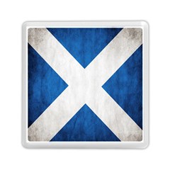 Scotland Flag Surface Texture Color Symbolism Memory Card Reader (square)  by Simbadda