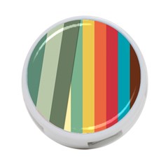 Texture Stripes Lines Color Bright 4-port Usb Hub (one Side) by Simbadda