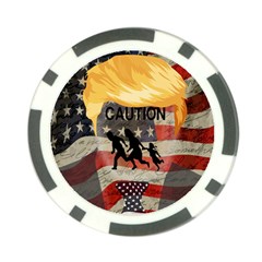 Caution Poker Chip Card Guard (10 Pack) by Valentinaart