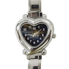 Propeller Nebula Heart Italian Charm Watch by SpaceShop