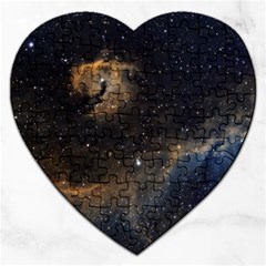 Seagull Nebula Jigsaw Puzzle (heart) by SpaceShop