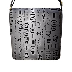 Science Formulas Flap Messenger Bag (l)  by Simbadda